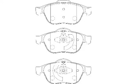 Комплект тормозных колодок WAGNER WBP24536A