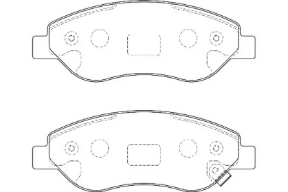 Комплект тормозных колодок WAGNER WBP24550A