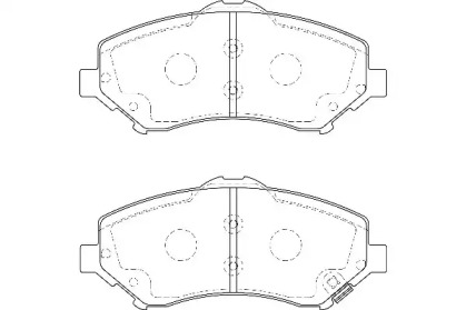 Комплект тормозных колодок WAGNER WBP24604A