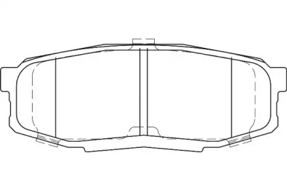 Комплект тормозных колодок WAGNER WBP24653A