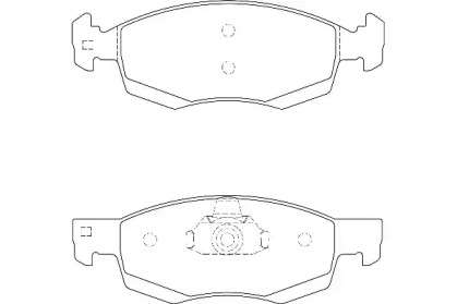 Комплект тормозных колодок WAGNER WBP24673A