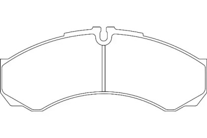 Комплект тормозных колодок WAGNER WBP29121B