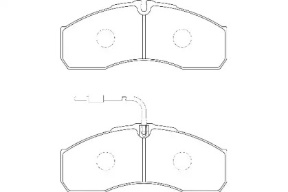 Комплект тормозных колодок WAGNER WBP29160A