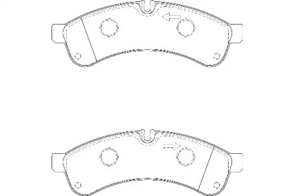 Комплект тормозных колодок WAGNER WBP29231A