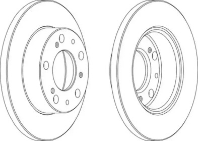 Тормозной диск WAGNER WGR0063-1