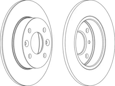 Тормозной диск WAGNER WGR0070-1