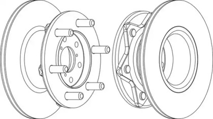 Тормозной диск WAGNER WGR0089-1