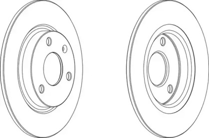 Тормозной диск WAGNER WGR0132-1