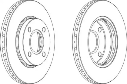 Тормозной диск WAGNER WGR0364-1