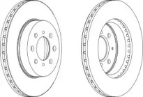 Тормозной диск WAGNER WGR0492-1