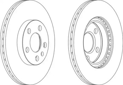 Тормозной диск WAGNER WGR0842-1