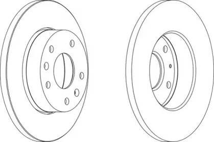 Тормозной диск WAGNER WGR1100-1
