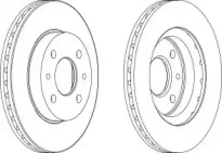 Тормозной диск WAGNER WGR1142-1