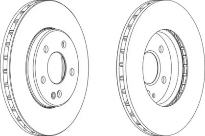 Тормозной диск WAGNER WGR1316-1