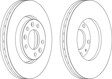Тормозной диск WAGNER WGR1601-1