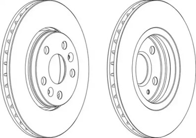 Тормозной диск WAGNER WGR1733-1