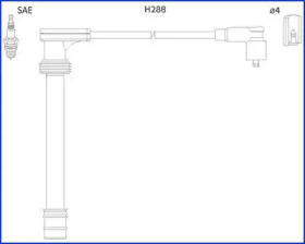 Комплект электропроводки HITACHI 134518