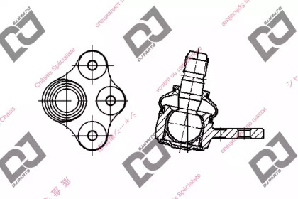 Шарнир DJ PARTS DB1178