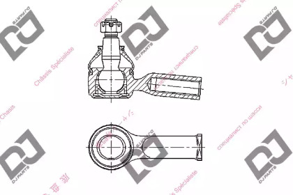 Шарнир DJ PARTS DE1425