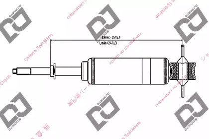 Амортизатор DJ PARTS DS1180HT