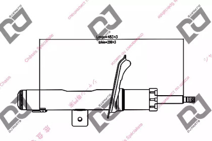 Амортизатор DJ PARTS DS1216GS