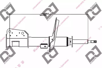 Амортизатор DJ PARTS DS1225GS