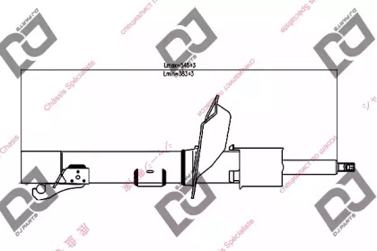 Амортизатор DJ PARTS DS1236GS