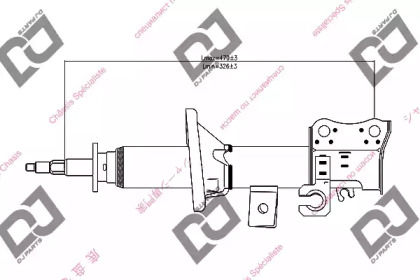 Амортизатор DJ PARTS DS1241GS