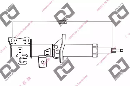 Амортизатор DJ PARTS DS1243GS