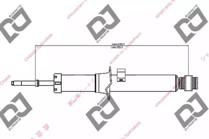 Амортизатор DJ PARTS DS1252GT