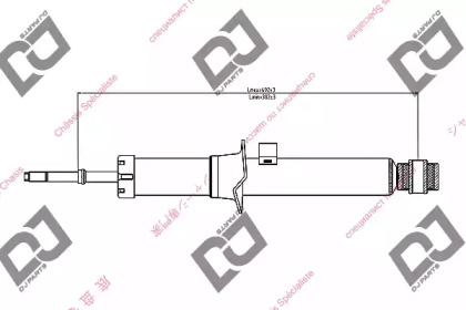 Амортизатор DJ PARTS DS1253GT