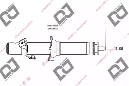 Амортизатор DJ PARTS DS1318GT