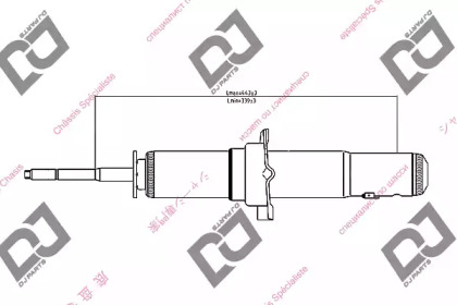 Амортизатор DJ PARTS DS1323GT