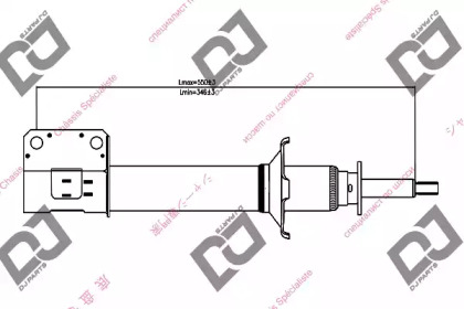 Амортизатор DJ PARTS DS1346GS