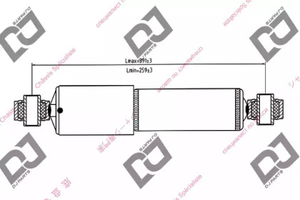 Амортизатор DJ PARTS DS1357GT