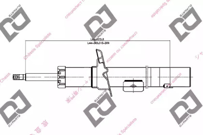 Амортизатор DJ PARTS DS1385GS