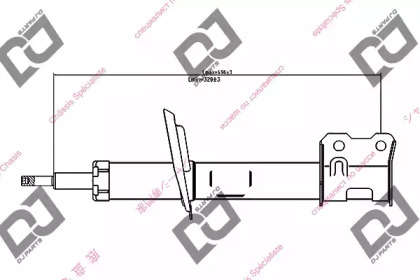 Амортизатор DJ PARTS DS1397GS