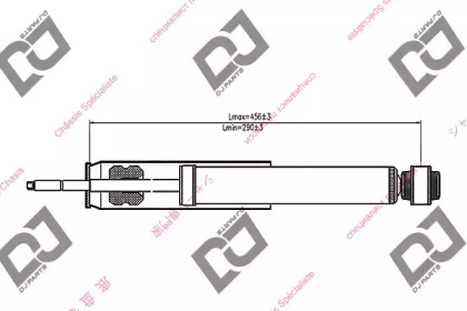 Амортизатор DJ PARTS DS1398GT