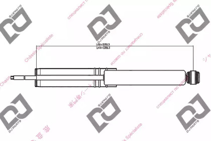 Амортизатор DJ PARTS DS1402GT