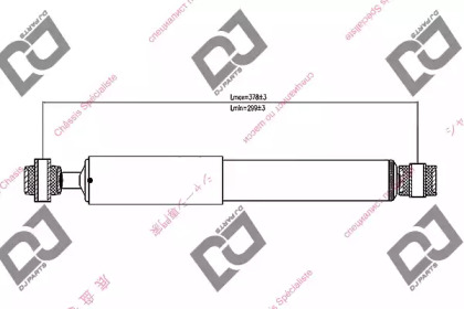 Амортизатор DJ PARTS DS1408GT