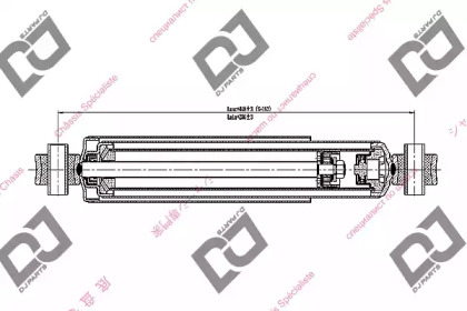 Амортизатор DJ PARTS DS1458GT