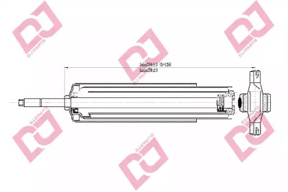 Амортизатор DJ PARTS DS1495GT