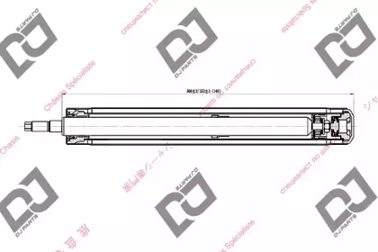 Амортизатор DJ PARTS DS1633HC