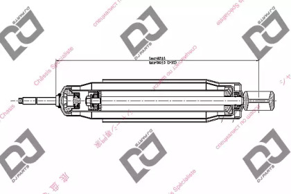 Амортизатор DJ PARTS DS1643GT