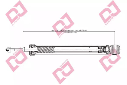 Амортизатор DJ PARTS DS1713GT