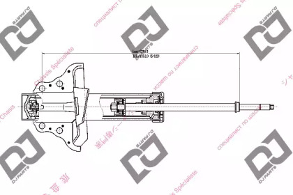 Амортизатор DJ PARTS DS1715GT