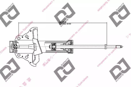 Амортизатор DJ PARTS DS1716GT