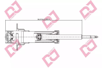 Амортизатор DJ PARTS DS1751GS