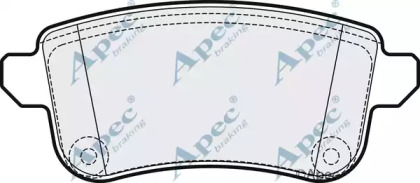 Комплект тормозных колодок APEC braking PAD2119