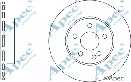 Тормозной диск APEC braking DSK3272